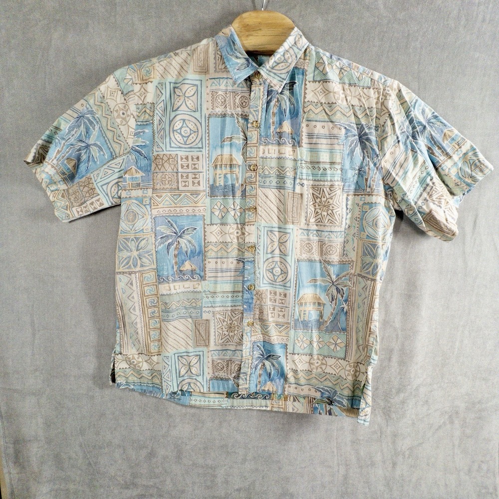 Vintage Cooke Street Hawaiian Shirt Mens‎ XL Made In Hawaii Resortwear Beach